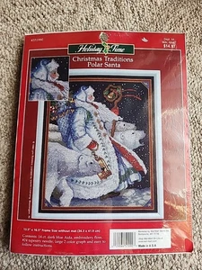 Christmas Designs for the Needle Polar Santa Counted Cross Stitch Kit Nip 1998 - Bild 1 von 4