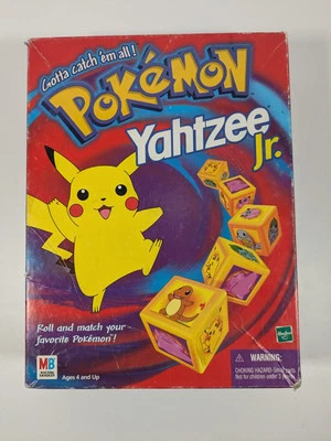 Pokemon Yahtzee Jr Vintage Milton Bradley/Hasbro Complete 1999  - Image 1 of 3