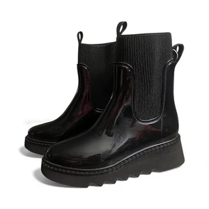 NWT! Dolce Vita Tropic H20 Women’s Ankle Rain Winter Boots Platform Black 7 M - Picture 1 of 8