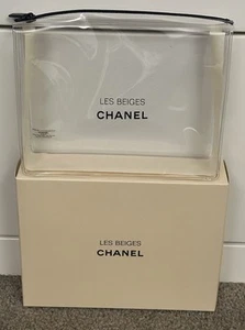 RARE Chanel Beauty Vip Les Beiges Transparent Pouch - Picture 1 of 5