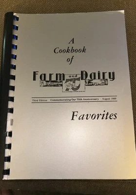 Farm and Dairy Ohio Cookbook 1989~75th Anniversary 3rd Edition 1980s Vintage - Image 1 of 4