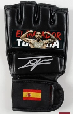 Guante BECKETT AUTENTICADO Ilia Topuria Firmado España 🇪🇸 Foto 1 de 2