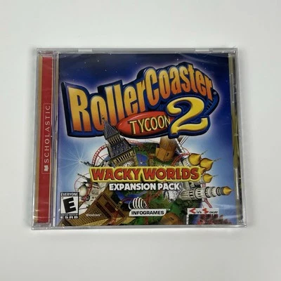 RollerCoaster Tycoon 2: Wacky Worlds Expansion Pack (PC, 2003) New & Sealed - Image 1 of 4