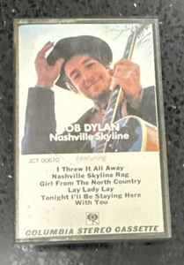 BOB DYLAN Nashville Skyline, Cassette Tape 1969 Country Rock Folk w/ Johnny Cash - Picture 1 of 6
