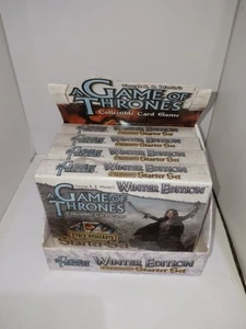 4x A Game of Thrones Winter Edition Starter Deck NEW Trading Card Game TCG Displ - Picture 1 of 4