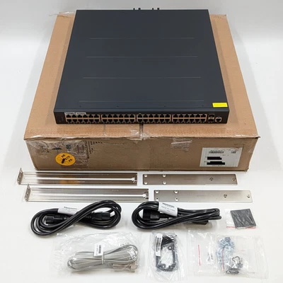 Ingrasys S6200-50ST 48-Port Ethernet Switch 1U Dual Power (M1011427-001) Black - Image 1 of 4