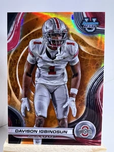 2024 Bowman U Best DAVISON IGBINOSUN Orange Refractor /25 - Picture 1 of 4