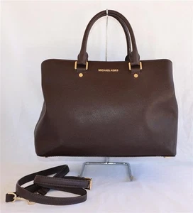 Michael Kors Umhängetasche Savannah Braun Saffiano Braun Leder - Bild 1 von 22