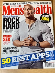 Australian Men's Health Mens Magazine July 2015 Rock Dwayne Johnson Rory McIlroy - Picture 1 of 7