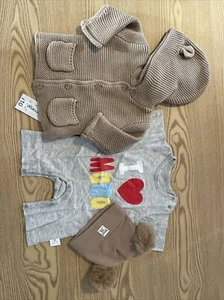 Bundle Of Baby Clothes 0-3 months Unisex Boys Girls New - Picture 1 of 9