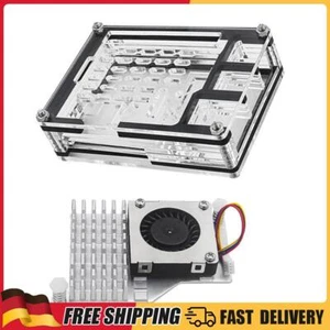 Acrylic Case Protective Case for Raspberry Pi 5 4GB/8GB (with Silver Heatsink) - Photo 1/8