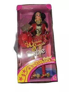 Western Stampin' Tara Lynn Barbie Doll Cowgirl 1993 Mattel 10295 Vintage NRFB - Picture 1 of 5