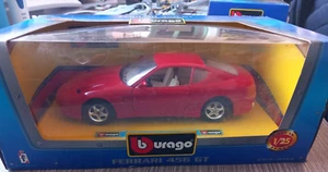BBURAGO BURAGO FERRARI 456 GT 1992 COD. 0136 SCALA 1:25 MADE IN ITALY 1998 ROSSA - Foto 1 di 5