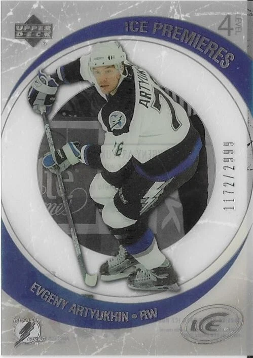 2005-06 Upper Deck Ice EVGENY ARTYUKHIN Ice Premieres rookie card #177 - Image 1 of 1