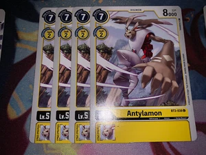 Digimon TCG Singles - Antylamon x4 - BT3-038 - Common - NM - Playset - Picture 1 of 1