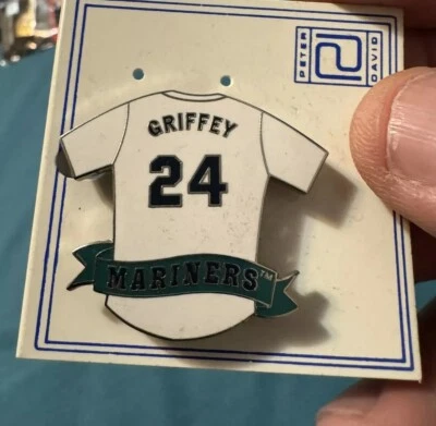 Ken Griffey Jr. Seattle Mariners Jersey Pin MLB PETER DAVID LICENSED - Image 1 of 3