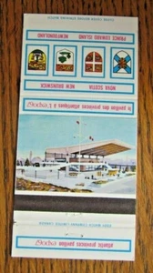 1967 MONTREAL WORLD'S FAIR MATCHBOOK COVER: ATLANTIC PROVINCES PAVILION -E2 - Picture 1 of 2