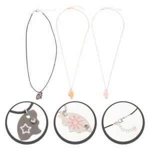 3 Pcs Halskette Mit Anhänger Für Mädchen Freundschaftskette - Bild 1 von 18