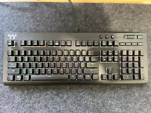 TT Premium X1 RGB Gaming Mechanical Keyboard with Cherry MX Silver Switches - Picture 1 of 12