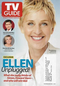 TV Guide Magazine March 8-14 2010 Ellen DeGeneres American Idol Rumer Willis - Picture 1 of 2