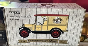 Camión Chevy ERTL JI CASE 1842-1992 150º Banco Conmemorativo 1923 1/25 Nuevo en Caja - Imagen 1 de 3