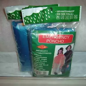 Hooded Resuable PONCHO You Choose color or buy one of each - Picture 1 of 3