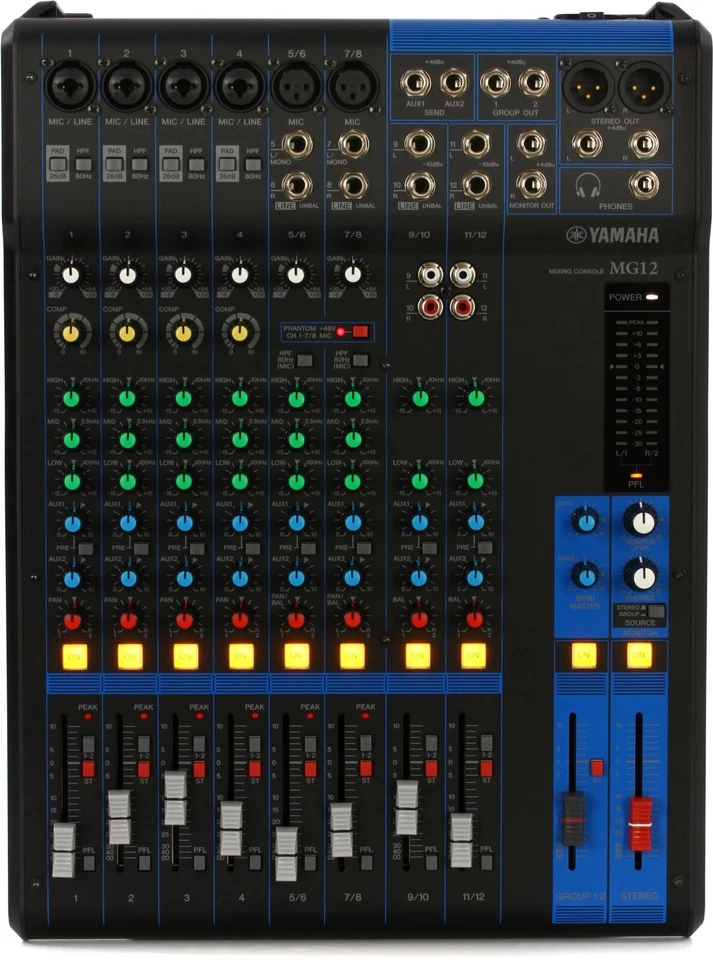 Yamaha MG12 12-Channel Mixer - Image 1 of 1