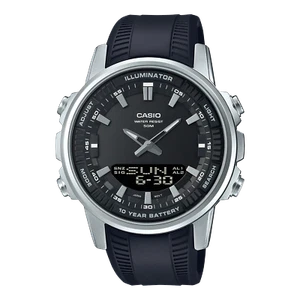 Casio Casio AMW880-1A Mens Enticer World Time Telememo Analog Digital Watch - Picture 1 of 1
