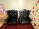 Daliza Faux Leather Wingback Chair