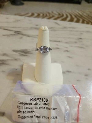 Ring Bomb Party Size 6 Light Tanzanite Ring  - Image 1 of 2