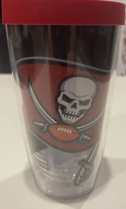 tampa bay buccaneers NFL tervis Cup Tumblr Glass 16 Oz Football Tom Brady New WT - Picture 1 of 2