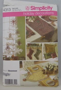 Simplicity Holiday Decoration pattern 4313 New - Picture 1 of 2