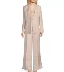 Twill Side Pocket Coordinating Wide Leg Pants - Picture 1 of 4