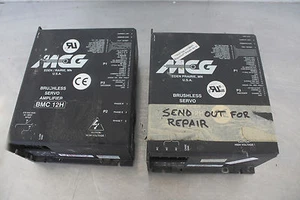  MOTION CONTROL GROUP MCG BMC-12H BRUSHLESS SERVO AMPLIFIER LOT OF 2 - Picture 1 of 3
