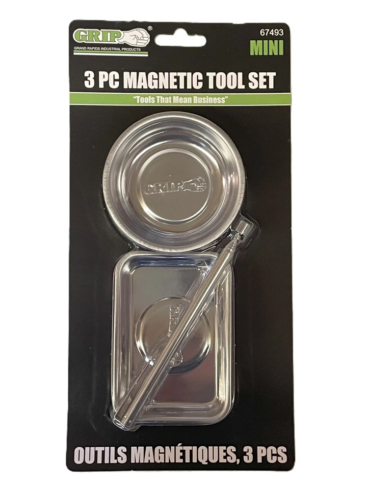 Empuñadura 3 piezas Piezas Magnéticas Bandeja Imán Pastilla Telescópica Redonda Mini Herramientas 67493 Foto 1 de 1