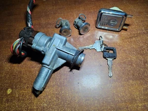 Used 1984-1989 Volvo 740 760 Full Key Lockset Trunk, Ignition, Left Right Doors. - Picture 1 of 2
