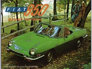 1970's Fiat 850 Sport Sider Car Sales Brochure - Picture 1 of 3