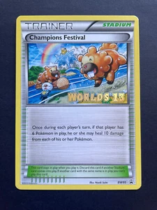 Carta Promo Pokemon: CHAMPIONS FESTIVAL BW95 - MONDI 13 timbrata - inglese - quasi nuova - Foto 1 di 8
