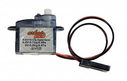 arkai SUB MICRO DIGITAL Servo 2,5 g SUPERklein SUPERschnell - Bild 1 von 1