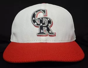 New Era Colorado Rockies Estrellas y Rayas Gorra de Béisbol Gorra 7 7/8 Ajustado 59Fifty - Imagen 1 de 8