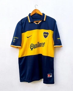 Trikot Retro Boca Juniors 98 Campeones CABJ Futbol Argentino XL RIQUELME - Bild 1 von 4