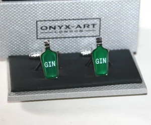 Gemelos - Diseño BOTELLA GINEBRA *Nuevos * Caja Regalo - Imagen 1 de 1