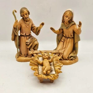 Fontanini 5 Zoll Heilige Familie Dorfbewohner Micha Abraham Esel Hirte - Bild 1 von 27