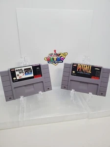 COMBO Pitfall: The Mayan Adventure/NHL 95 (Nintendo, SNES) - AUTHENTIC - TESTED* - Picture 1 of 5