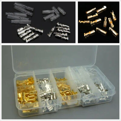 150PCS 6.3MM 2.8MM 4.8MM 4.0MM 10 kinds Car Spade Connector Crimp Wire Terminal - Image 1 of 4