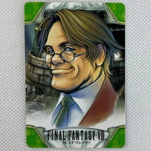 Final Fantasy VIII Carddass Part1 No.16 Cid Kramer Bandai 1999 Japan - Picture 1 of 8