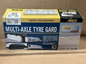 ADCO 3982 White Large Triple Axle Tyre Gard Wheel Cover - Picture 1 of 10