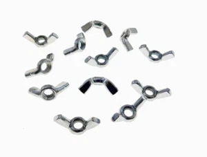 12 Pack 1/4-20 Zinc Plated Forged Steel Wing Nuts NWCF004C000STLZN - Picture 1 of 2
