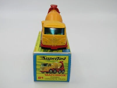 Matchbox Superfast No 21 Foden Concrete Truck  Very Rare Box W/OUT NEW MIB - Image 1 of 4