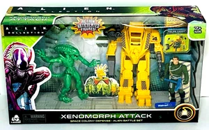 Lanard Alien 40th Ann. Xenomorph Swarm Green Planetary Attack - Juego de batalla alienígena - Imagen 1 de 5